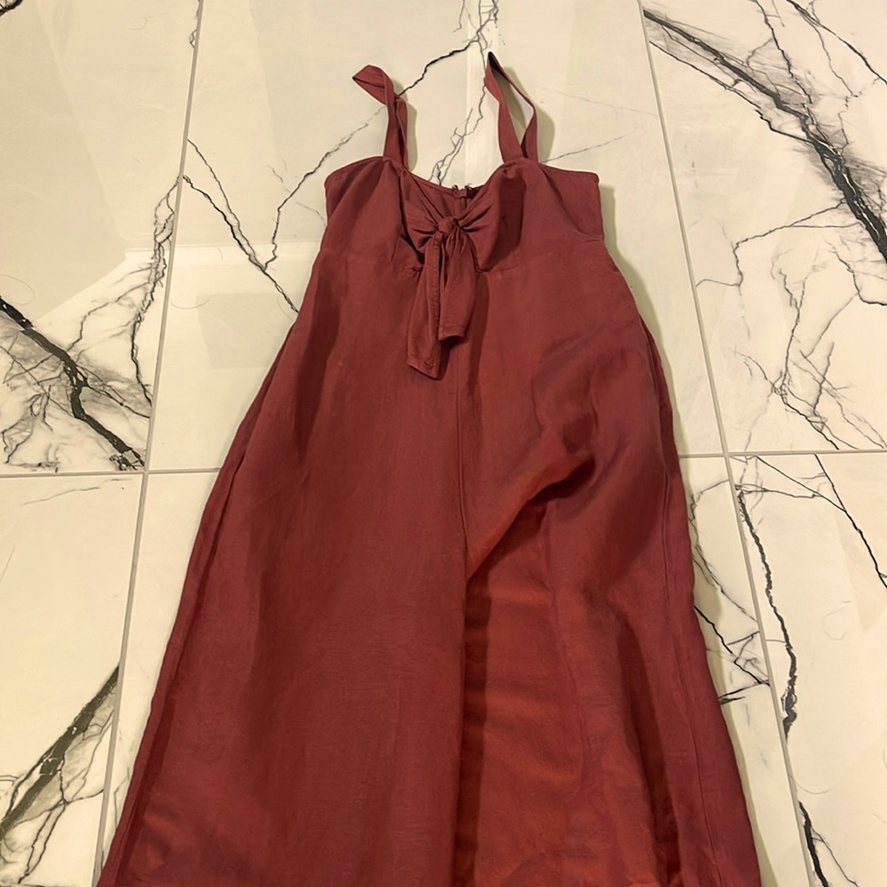 Rust jumpsuit from Express size S/p
